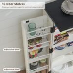 Premium Rustic Wood Pantry Cabinet – Bespoke Farmhouse Storage Solution with Adjustable Shelves & Magnetic Doors