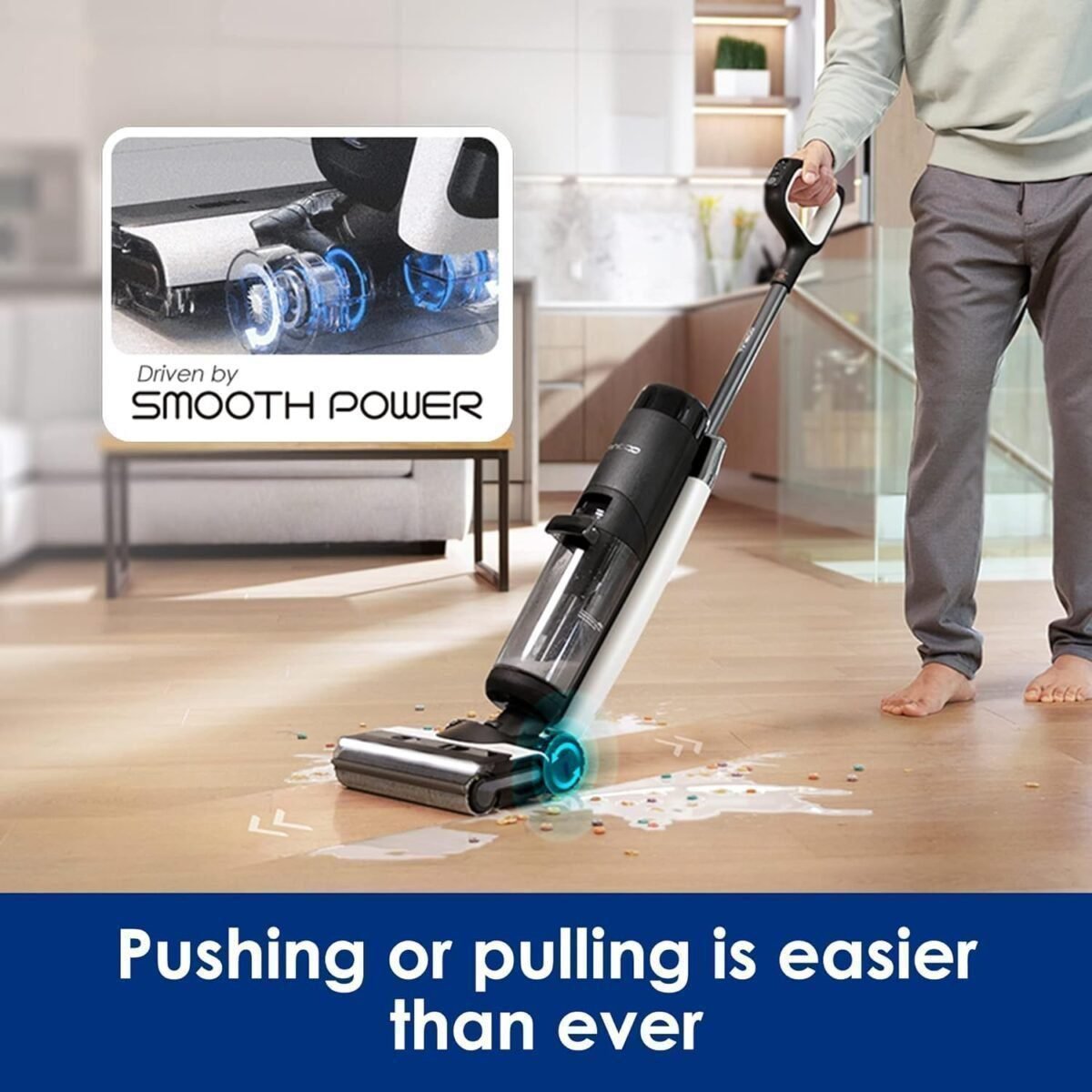 Tineco Floor ONE S7 PRO Smart Cordless Floor Cleaner, Wet Dry Vacuum Cleaner