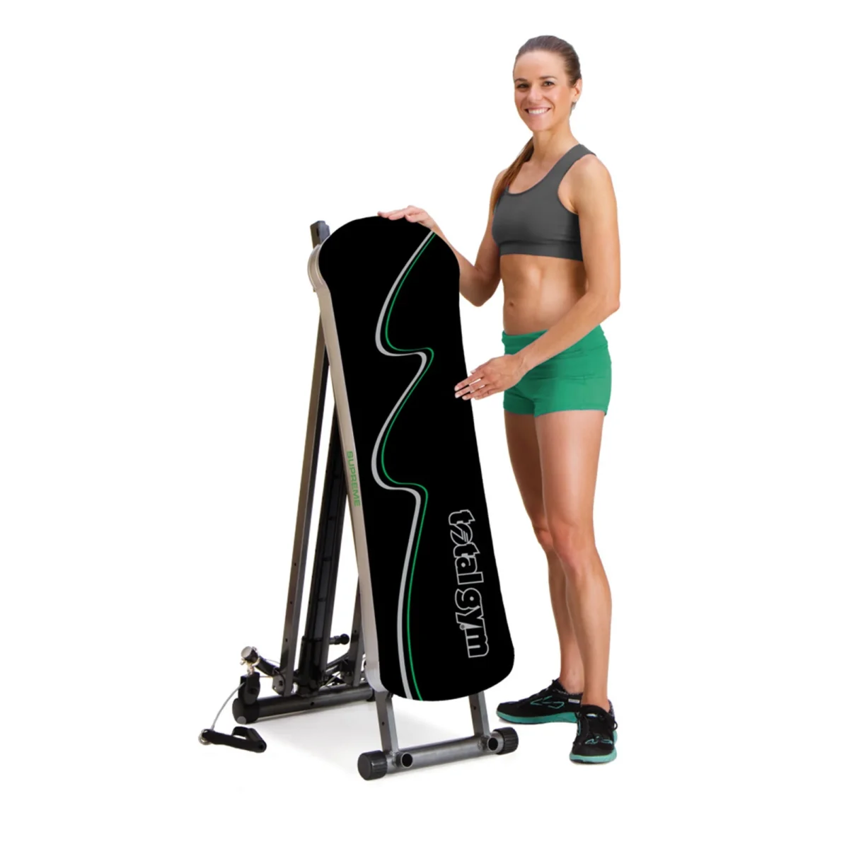 Total Gym APEX Indoor Full Body Training Home Gym Machine w/ Accessories