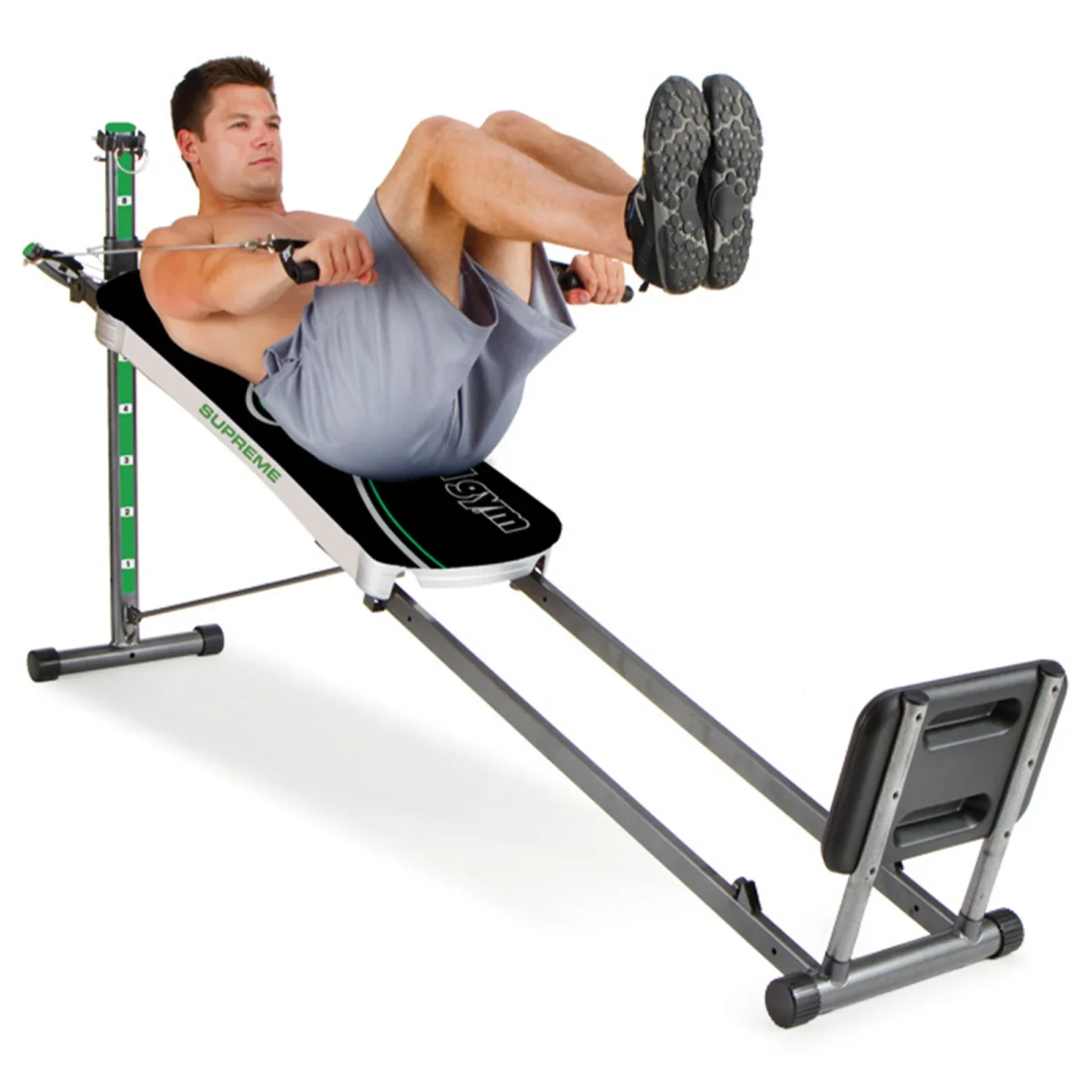 Total Gym APEX Indoor Full Body Training Home Gym Machine w/ Accessories