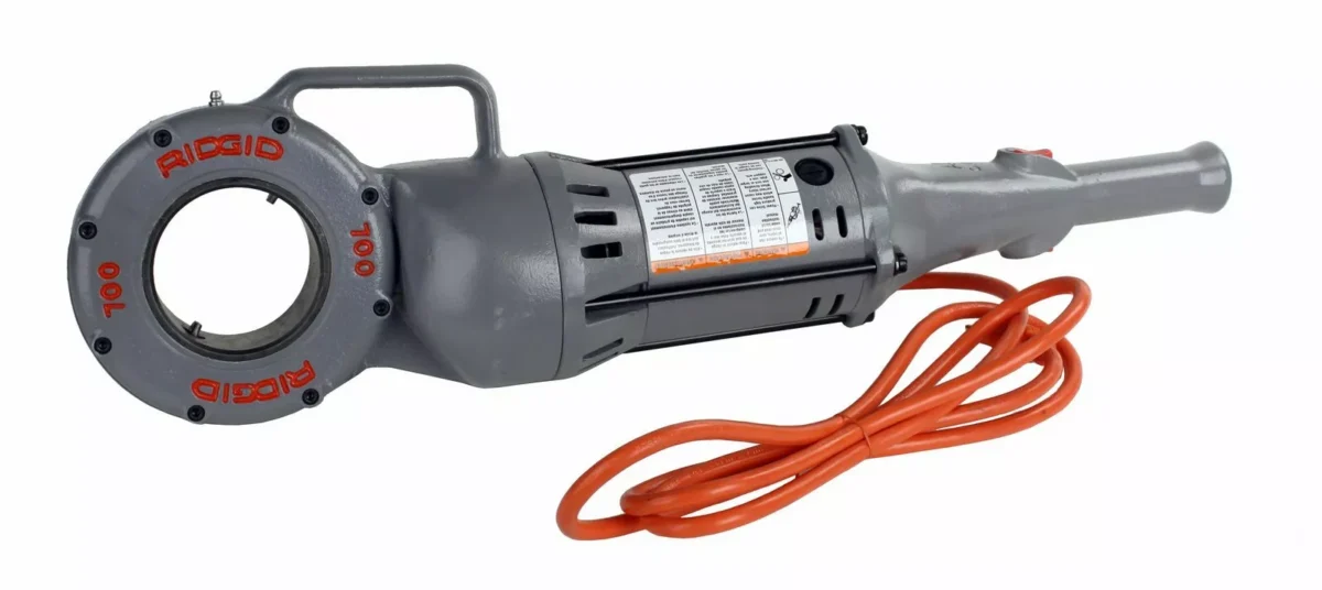 High-Torque Industrial Portable Pipe Threader – RIDGID 700 Power Drive | Durable, Compact, and Built for Heavy-Duty Threading Jobs
