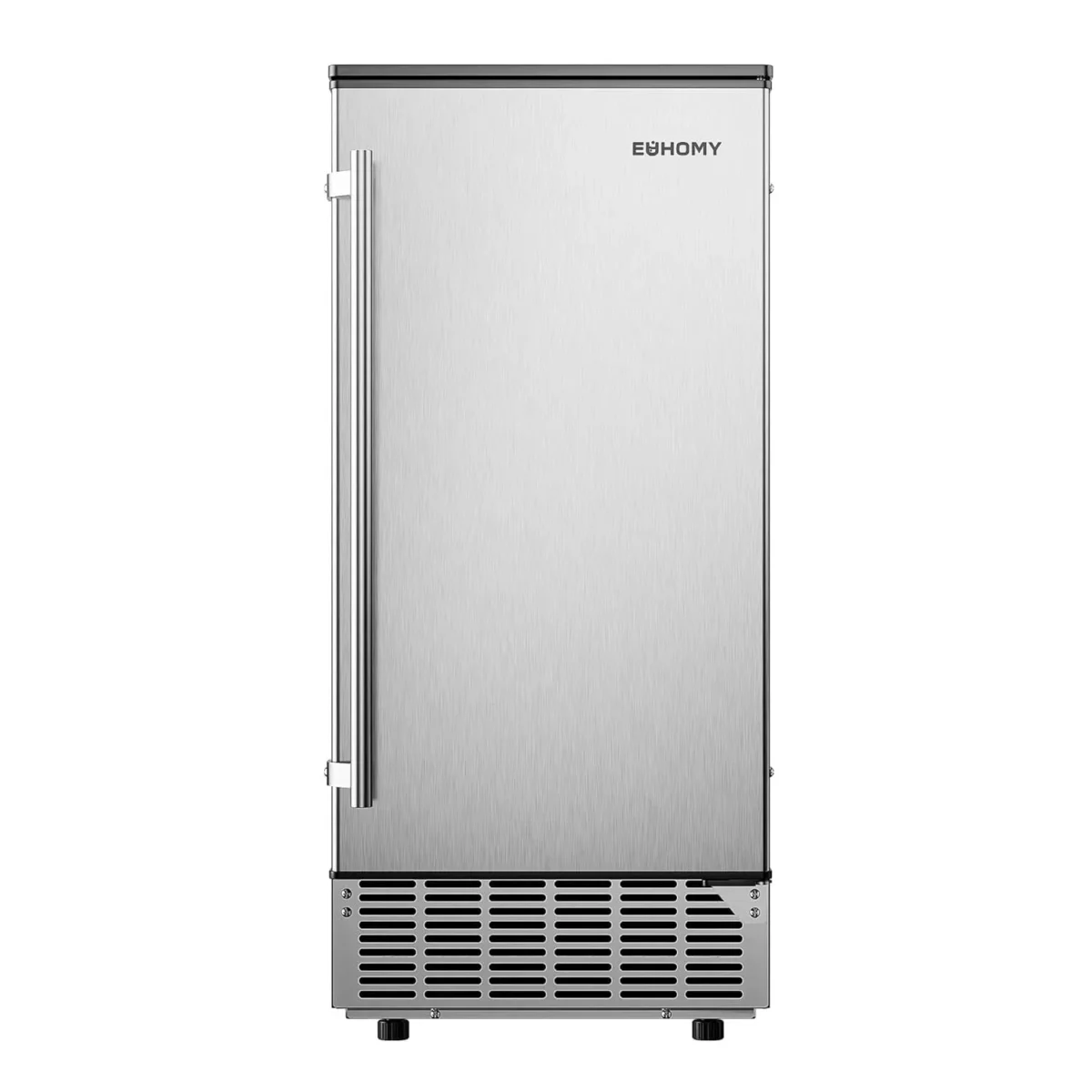 Built-In Commercial Ice Maker with Pump – High-Capacity 80 lbs/day, Auto Clean, LCD Control, Stainless Steel Ice Machine