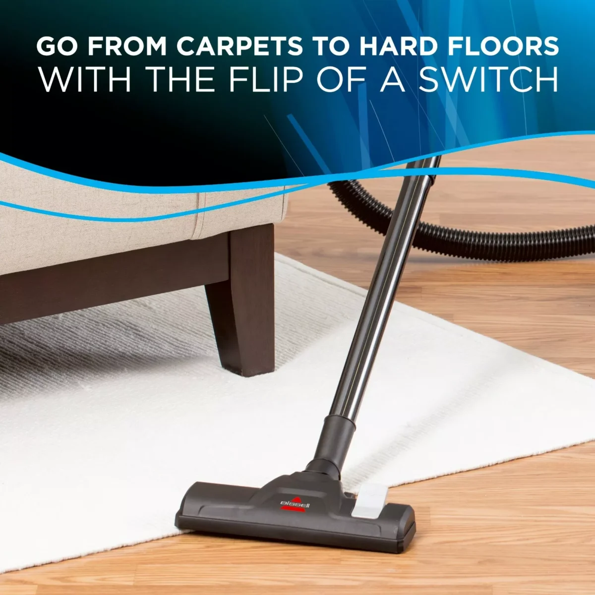 Bissell Zing Bagged Lightweight Portable Multisurface Canister Vacuum Cleaner