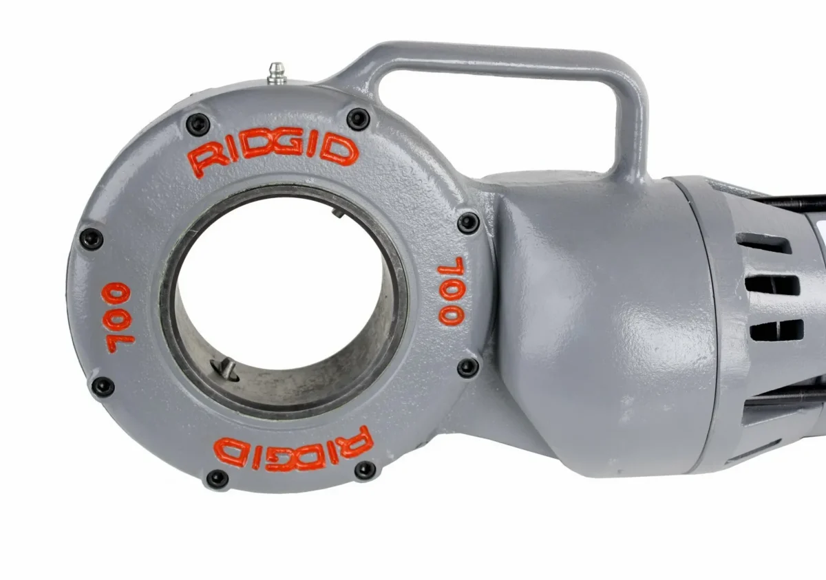 High-Torque Industrial Portable Pipe Threader – RIDGID 700 Power Drive | Durable, Compact, and Built for Heavy-Duty Threading Jobs
