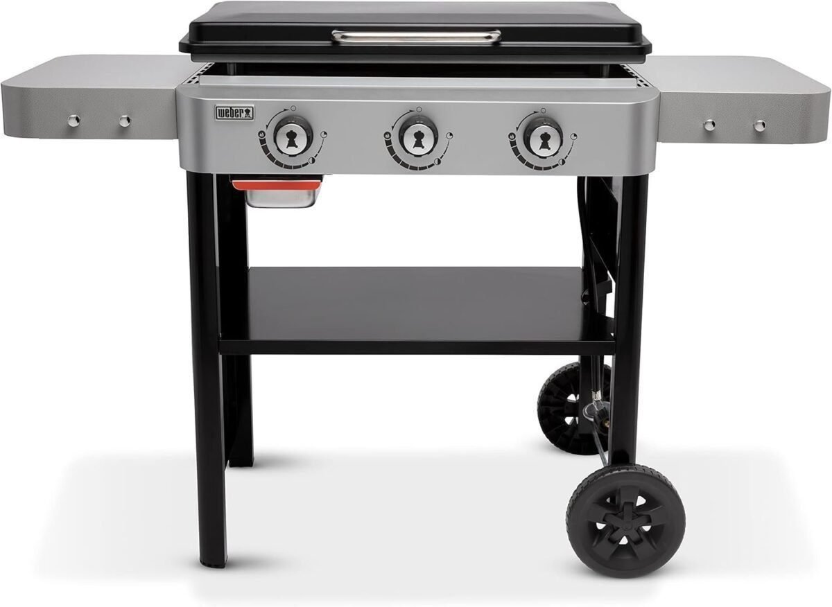 Cook Like a Pro with This High-Performance Outdoor Griddle – Weber 28" Gas Griddle, 3 Burner for Patio BBQ Perfection