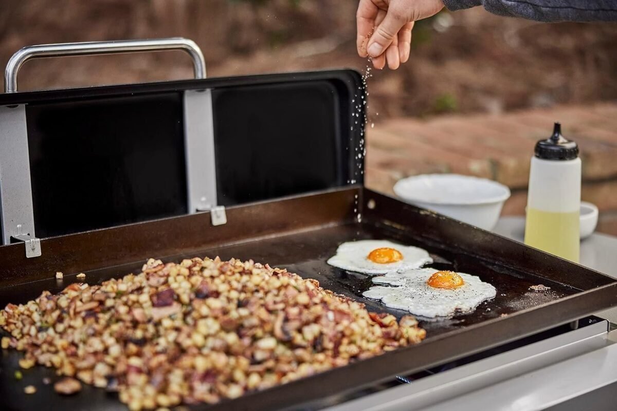 Cook Like a Pro with This High-Performance Outdoor Griddle – Weber 28" Gas Griddle, 3 Burner for Patio BBQ Perfection