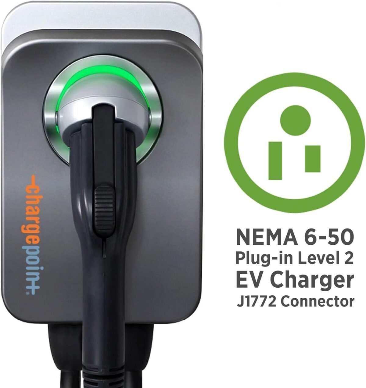 ChargePoint HomeFlex Level 2 EV Charger J1772, NEMA 6-50 Electric Car Charger