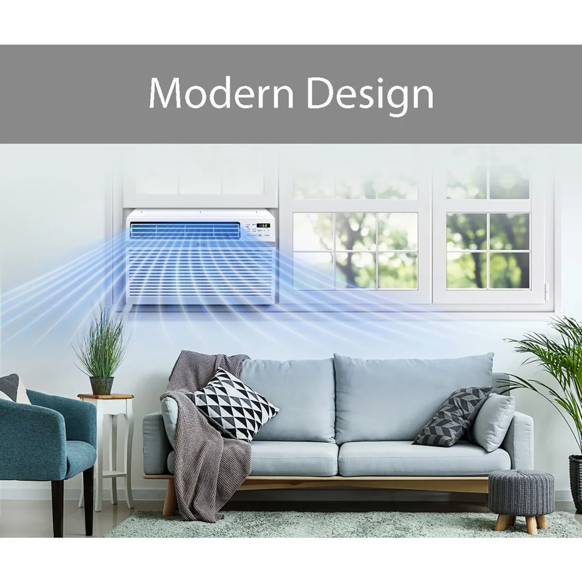 LG 15,000 BTU Window Smart Air Conditioner with Remote