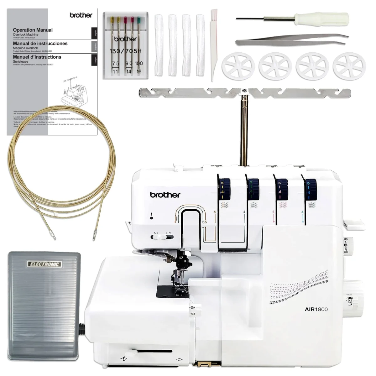 Brother Air1800 Air Serger with Jet-Air Threading