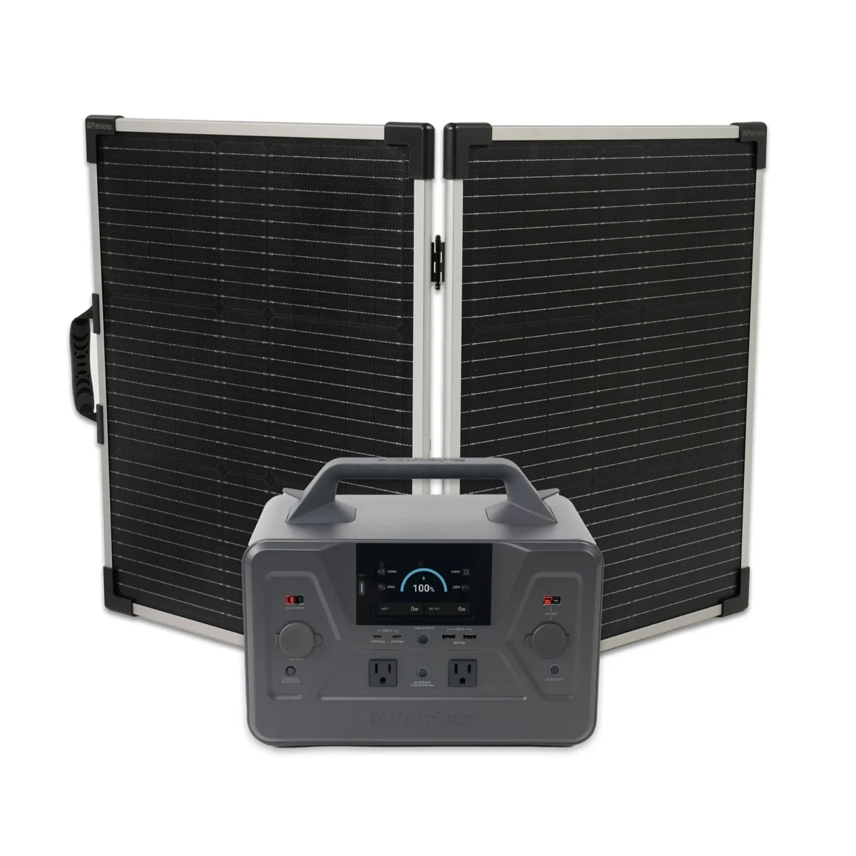 4Patriots Patriot Power Generator 1200 Silent, Fume-Free Solar Generator