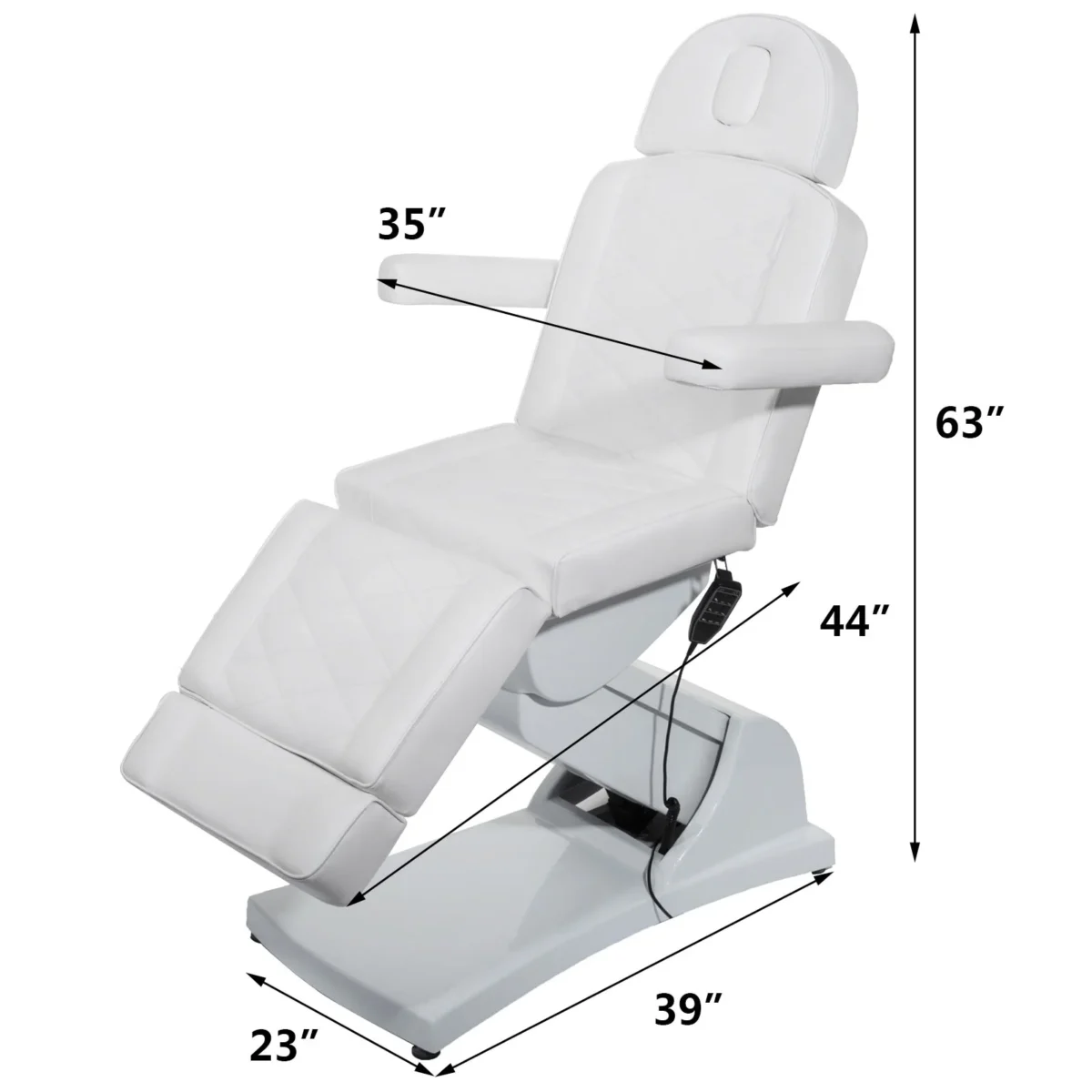 BENTISM 4 Motors Electric Facial Chair Full Electrical Massage Table Dental Bed Aesthetic Adjustable Reclining