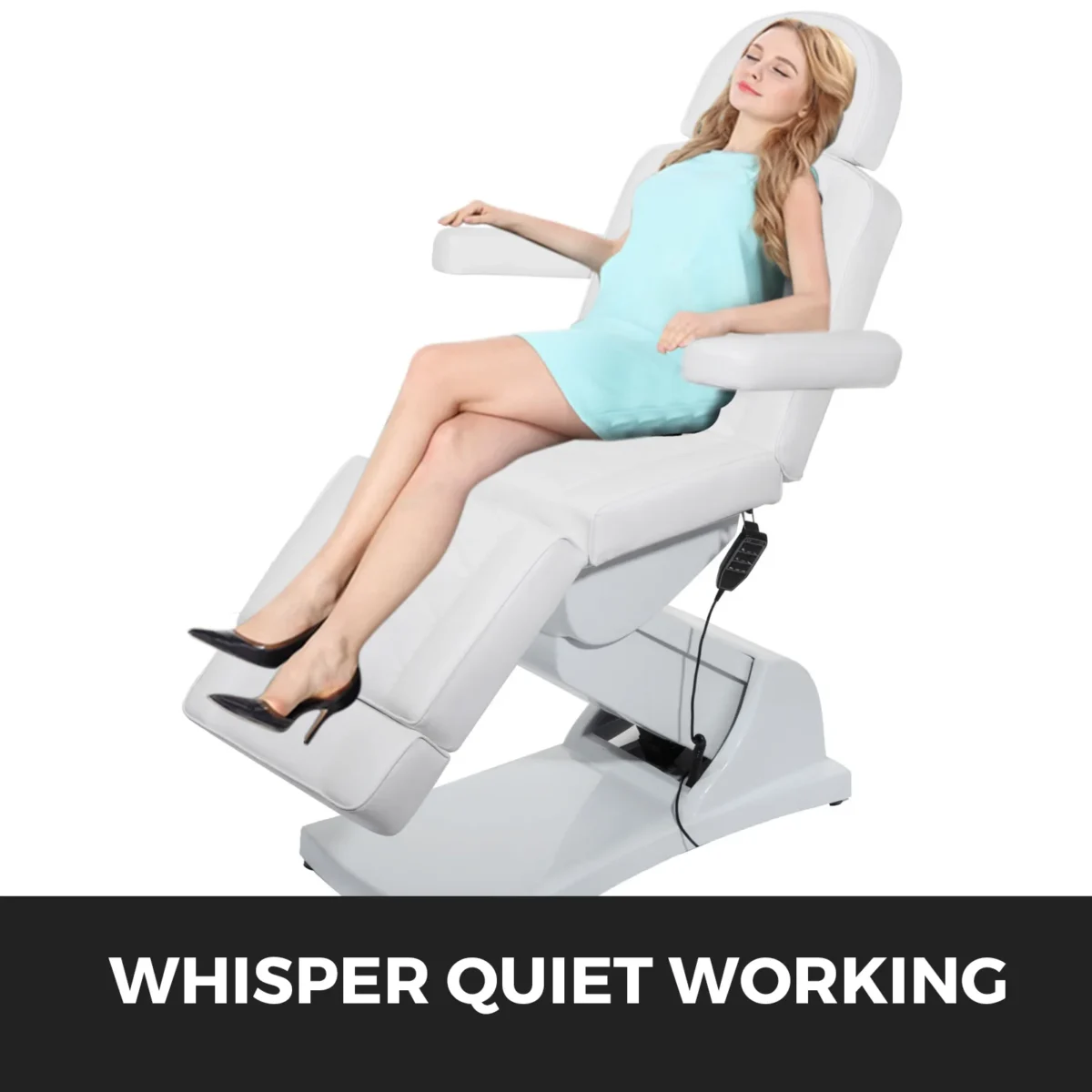 BENTISM 4 Motors Electric Facial Chair Full Electrical Massage Table Dental Bed Aesthetic Adjustable Reclining