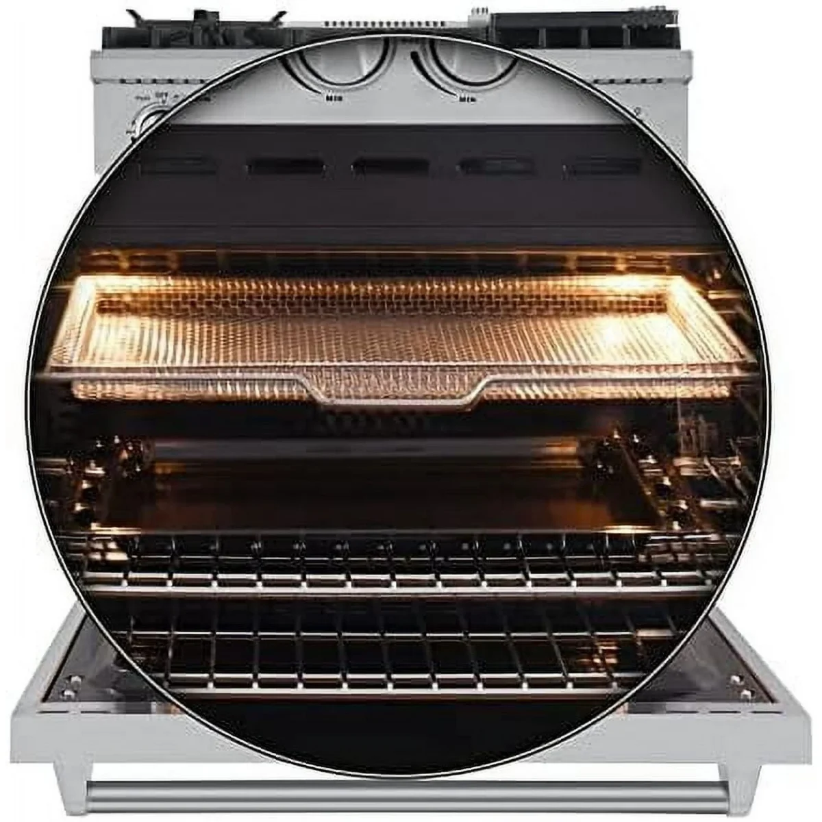 Forno Lazio 30-Inch Freestanding Gas Range, 4 Burners, Convection Oven, Energy Efficient